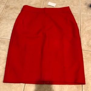 red pencil skirt